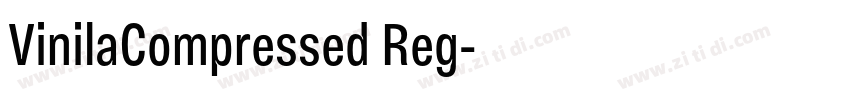 VinilaCompressed Reg字体转换